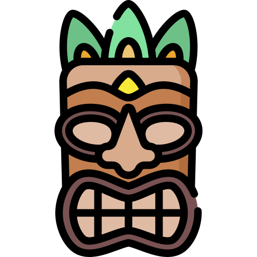 Décoration tiki droite